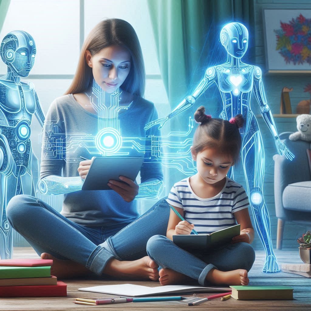 Inteligencia artificial IA GPT-4o para la educación de los niños y niñas